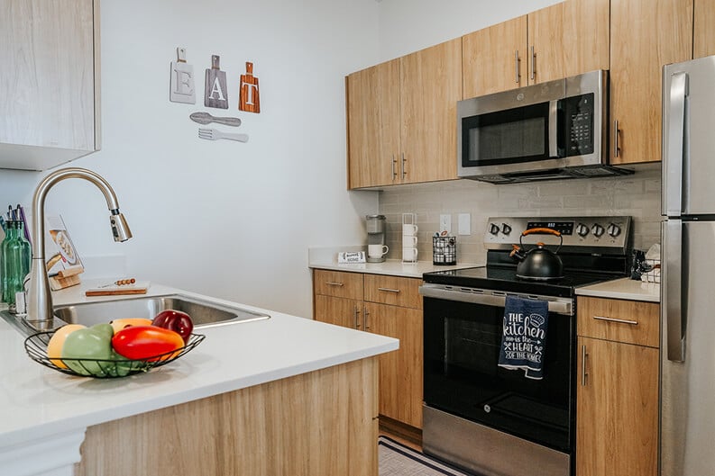 Private Kitchen in Independent Living Apartments for Seniors Private Kitchen in Independent Living Apartments for Seniors