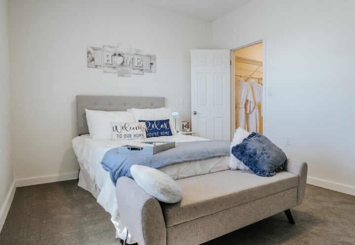Cozy Bedroom of an Independent Living Facility Cozy Bedroom of an Independent Living Facility